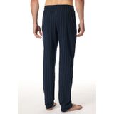 Schiesser - Lange Pyjamabroek - Nachtblauw - Biologisch Katoen