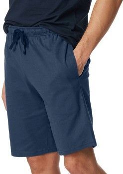 Schiesser Schiesser Lange slaapbroek voor heren, biologisch katoen, mix + relax, pyjamabroek voor heren, Royal_182186