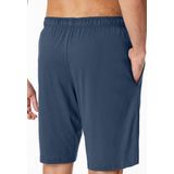 Schiesser Pyjamabroek Kort - Blauw - Mix + Relax