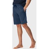 Schiesser Pyjamabroek Kort - Blauw - Mix + Relax