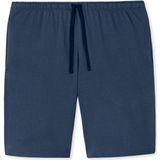 Schiesser Pyjamabroek Kort - Blauw - Mix + Relax