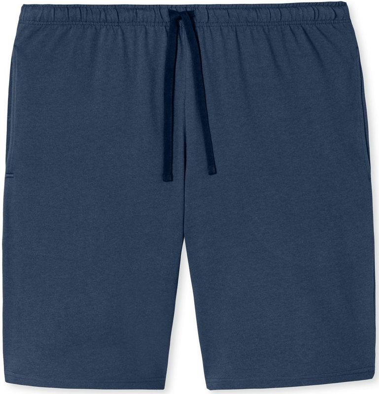 Schiesser Pyjamabroek Kort - Blauw - Mix + Relax