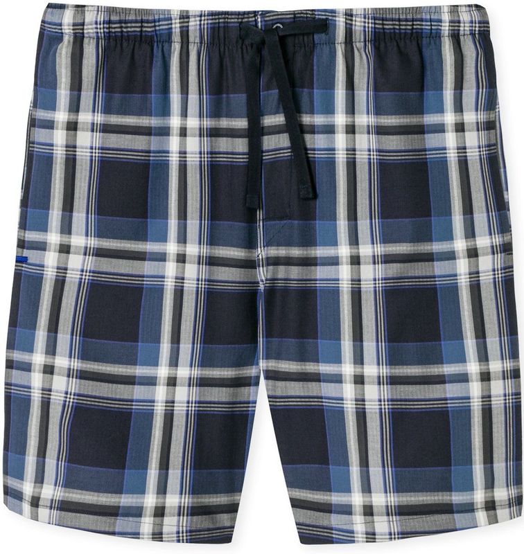 Schiesser - Bermuda Mix + Relax - Korte Broeken - Geruit - Elastische Band - Strikband