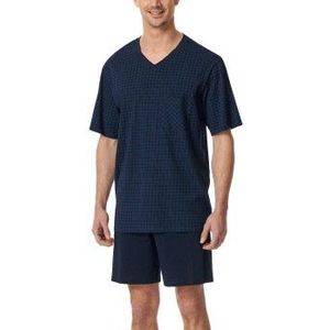 Schiesser - 182193 Comfort Essentials - Pyjama - Nachtblauw - 100% Katoen