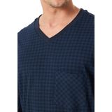 Schiesser - 182194 Comfort Essentials - Pyjama - Night Blue - 100% Katoen