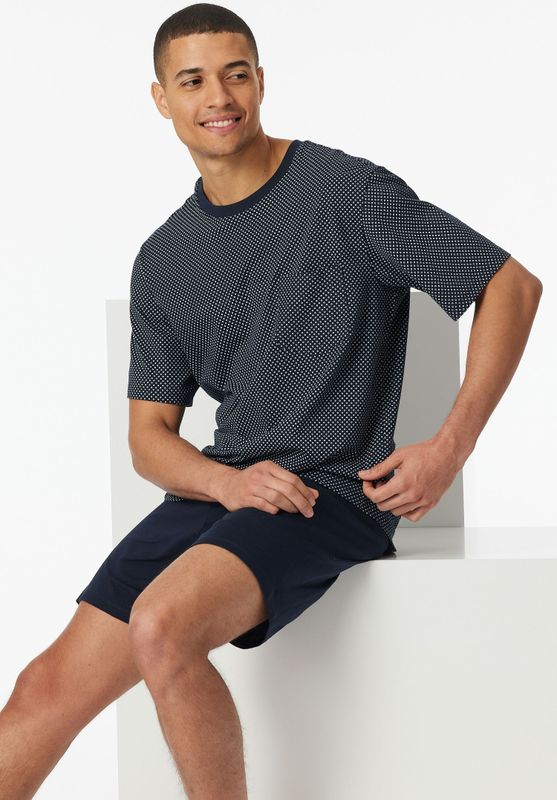 Schiesser Shorty ""Comfort Essentials"", (2 tlg.), mit gemustertem Oberteil