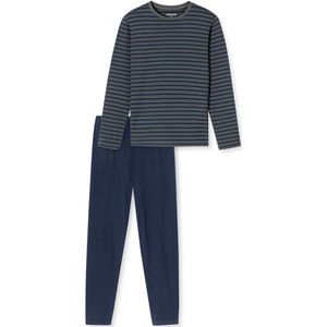 Schiesser - 182197 Casual Essentials - Pyjama - Antraciet - 100% Katoen