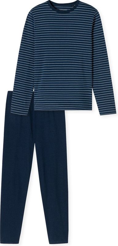 Schiesser - 182197 Casual Essentials - Pyjama - Admiral - 100% Katoen