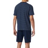 Schiesser - 182198 Casual Essentials - Pyjama - Admiral - 100% Katoen