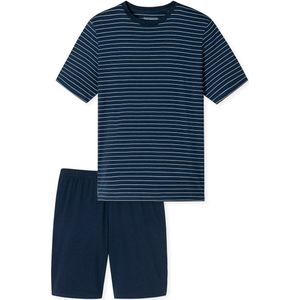Schiesser - 182198 Casual Essentials - Pyjama - Admiral - 100% Katoen