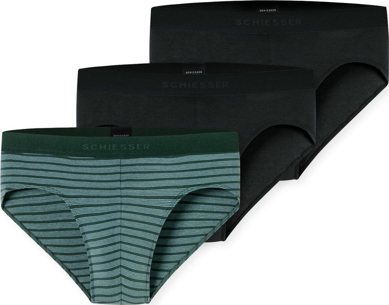 Schiesser - 95/5 - Rio Slip - Multi-Pack - 95% Biologisch Katoen, 5% Elastaan
