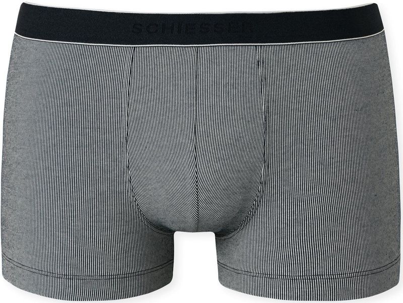 Schiesser - Duality Function - Onderbroek - Navy - Polyamide, Katoen, Zijde, Elastaan