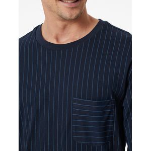 Schiesser - 182196 Comfort Essentials - Pyjama - Donkerblauw - 100% Katoen