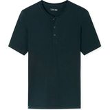 T-Shirt mit kurzer Knopfleiste