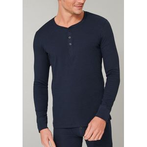 Schiesser - Mix+ Relax - Shirt - Nachtblauw - 100% Organic Cotton