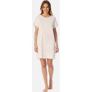 Schiesser Dames Korte Mouw Casual Nachthemd, Off-White_182535, 36, Off-white_182535, 36
