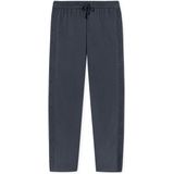 Schiesser - Lange Pyjama - Grafiet - Dames - Casual Nachtkleding