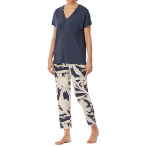 Schiesser - Dames Pyjama - Donkerblauw - 95% Modal 5% Elastaan