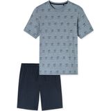 Schiesser - 182608 95/5 Nightwear - Pyjama - Nachtblauw - 95% Katoen, 5% Elastomeer