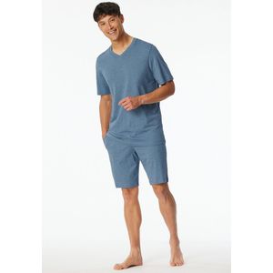 SCHIESSER - Modern Nightwear - Pyjama - Blauw - 2-delig