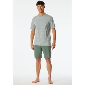 Schiesser - 182608 95/5 Nightwear - Herenpyjama - Khaki