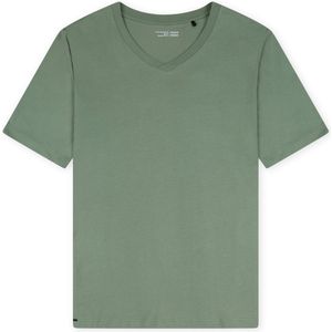 Schiesser - Pyjamaoberteil - T-Shirt - Blauw - Katoen