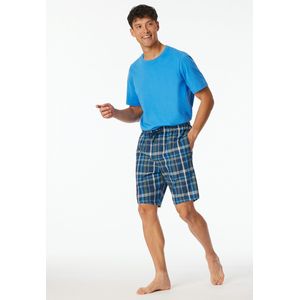 Schiesser - Korte Pyjamabroek - Navy - Katoen