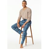Schiesser - Relax - Pyjamabroek - Pacific Blue - 100% Biologisch Katoen