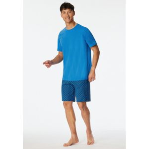 Schiesser - 181157 Casual Essentials - Korte Herenpyjama - Aquarium