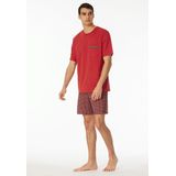 Schiesser - Shorty Comfort - Pyjama - Donkerblauw - 100% Katoen