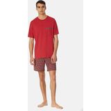 Schiesser - Shorty Comfort - Pyjama - Donkerblauw - 100% Katoen