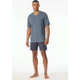 Schiesser - Pyjama Kort - Katoen - Maat 48