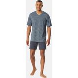 Schiesser - Pyjama Kort - Katoen - Maat 48