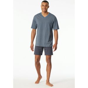 Schiesser - Pyjama Kort - Katoen - Maat 48