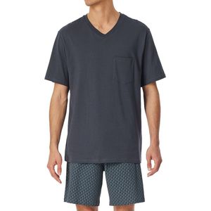 Schiesser - Comfort Essentials - Pyjama - Graphit - Katoen 100%