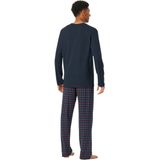 Schiesser - Comfort Essentials - Pyjama - Blauw - 100% Katoen