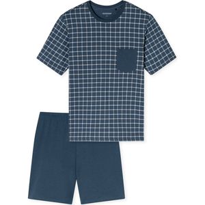 Schiesser - Herenpyjama - Korte Mouwen - Ronde Hals - Comfortabele Essentials