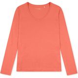 Schiesser - Relax Pyjama Top - Perzik - Lange Mouw - Modal-Mix