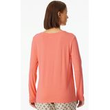 Schiesser - Relax Pyjama Top - Perzik - Lange Mouw - Modal-Mix