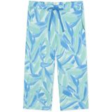 SCHIESSER Mix+Relax nachtkleding dames - dames broek 3/4-lengte stippen donkerblauw