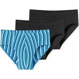 Lange Onderbroeken - Zwart - Katoen/Elastaan - Multipack