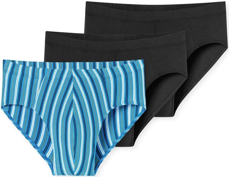 Lange Onderbroeken - Zwart - Katoen/Elastaan - Multipack