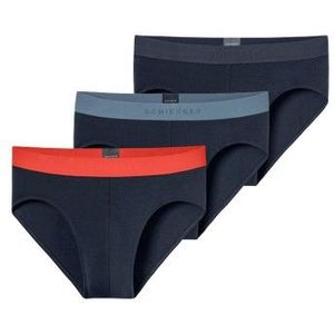 Schiesser - 95/5 - Boxershorts - Blauw - 3-Pack, Stretchkatoen, OEKO-TEX Standard 100