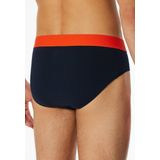 Schiesser - Rio-slip - Zwart/Oranje/Grey/Antraciet - Multipack - 3 Stuks
