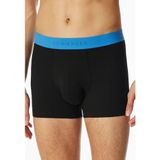 Schiesser Boxershorts "95/5" (3er Pack) mit farbigem Logobund