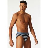 SCHIESSER 95/5 Herenslip - Donkerblauw - Set van 3 - 95% Organic Cotton