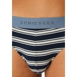 SCHIESSER 95/5 Herenslip - Donkerblauw - Set van 3 - 95% Organic Cotton