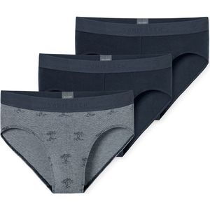 Schiesser 95/5 slips 3-pack blauw