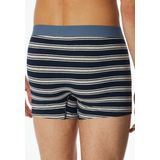 Schiesser Short Heren - 3 Stuks - Organic Cotton - Gestreept Meerkleurig - Geweven Elastische Tailleband