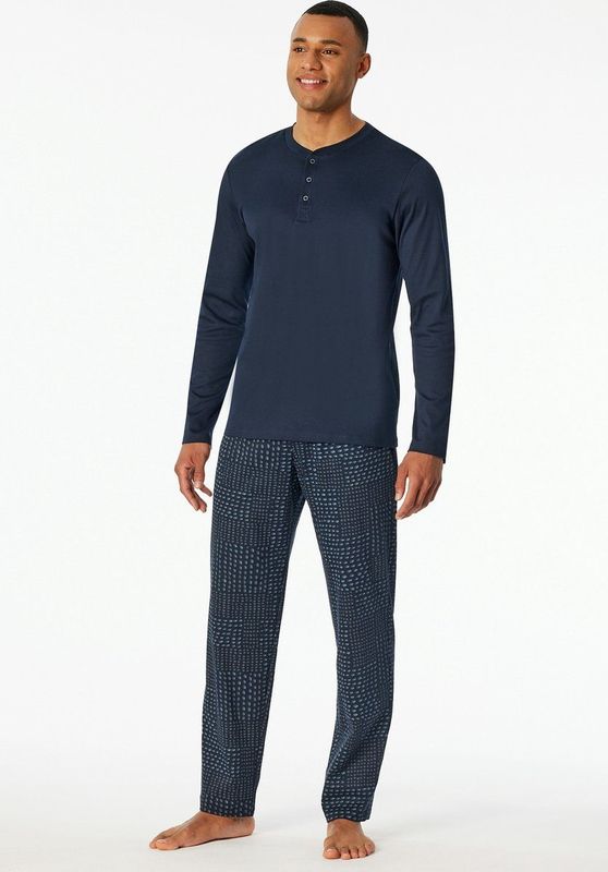 Schiesser - 182655 Fine Interlock - Herenpyjama - Graphite